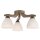 Plafonnier BATORY Bois 3-flmg Moderne Salon