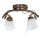 Plafonnier Shabby Marron antique Floral Salon