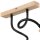 Plafonnier KASSIDY Noir Bois Moderne flexible