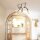 Plafonnier Noir Moderne Salon Bois Lampe