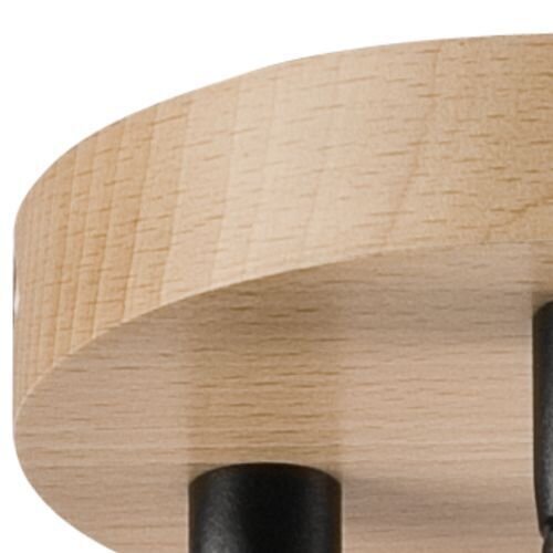 Plafonnier flexible Noir Moderne Salon