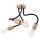 Plafonnier flexible Noir Moderne Salon