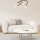 Plafonnier flexible Noir Moderne Salon