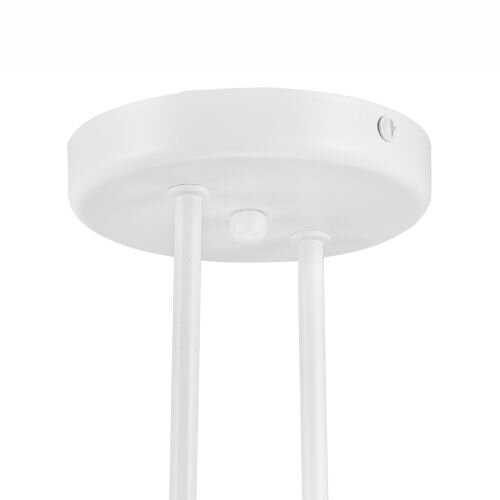 Plafonnier LIZBETH Blanc Métal Salon Lampe