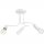 Plafonnier LIZBETH Blanc Moderne Métal Lampe