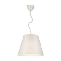 Plafonnier Beige Tissu rond Salon Campagne