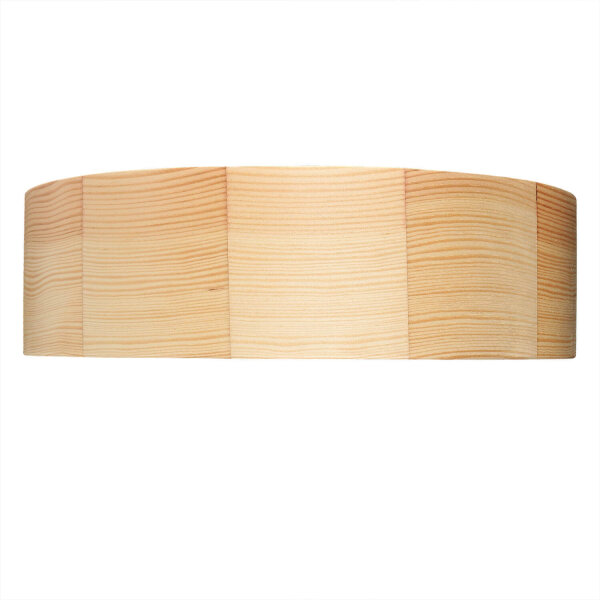 Plafonnier rond en bois de pin Salon
