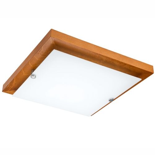 Plafonnier LED ERIN bois polyvalent carré