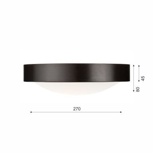 Plafonnier Bois Rond Marron Salon Moderne