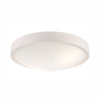 Plafonnier FERNLY Blanc Moderne rond Salon