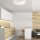 Plafonnier FERNLY Blanc Moderne rond Salon