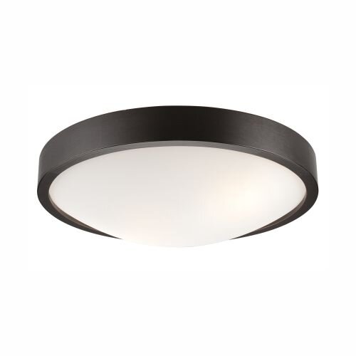 Plafonnier FERNLY Marron Moderne rond Salon
