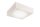 Plafonnier LED Blanc Bois Salon Carr&eacute;
