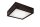Plafonnier LED Salon Marron Bois Carr&eacute;