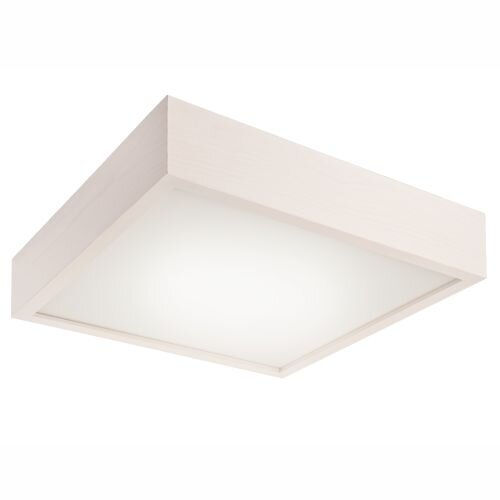 Plafonnier Blanc Bois Salon carré