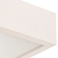 Plafonnier Blanc Bois Salon carré