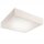 Plafonnier LED Blanc Bois Angulaire Salon