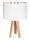 Lampe de table Blanc Coloré Bois Tripode 46cm Enfants