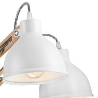 Plafonnier Couleur Bois 5-flmg Moderne Salon