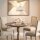 Plafonnier Salon Shabby Blanc Art Nouveau