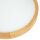 Grande lampe de plafond bois verre Ø37cmChambre à coucher