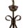 Lampe à suspendre brune Métal 5-flmg Rustique Table à manger