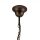 Lampe à suspendre brune Métal 5-flmg Rustique Table à manger