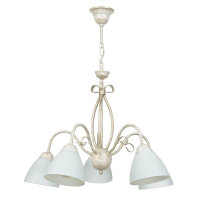 Lampe à suspendre Shabby Blanc Rustique Lampe de...