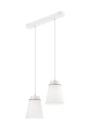 Suspension Blanc Bois Moderne Lampe de table &agrave; manger