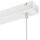 Suspension Blanc Bois Tissu Métal 4-flmg Lampe