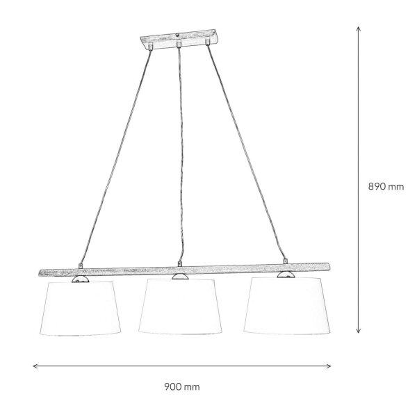 Lampe à suspendre Éclairage Bois Rustique Table de salle à manger