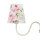 Lampe tissu 3-flmg table à manger campagnarde fleurie