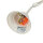 Lampe tissu 3-flmg table à manger campagnarde fleurie