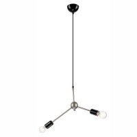 Lampe Salon Lampe &agrave; suspendre Acier inoxydable...