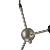Lampe à suspendre 3-flmg acier inoxydable...