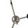 Lampe à suspendre 3-flmg acier inoxydable métal table à manger
