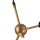Lampe à suspendre en métal doré 3xE27 Lampe de salon