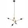 Suspension Lampe à suspendre en métal doré table à manger