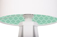Lampe de table Abat-jour Blanc Menthe Bois Trépied...