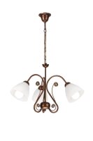 Lampe à suspendre Abat-jour Shabby Marron Rustique...