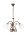 Lampe &agrave; suspendre Abat-jour Shabby Marron Rustique Table &agrave; manger