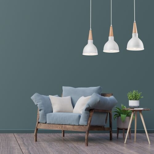 Suspension blanche 3-flmg Scandinave Salle à manger