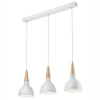 Suspension blanche 3-flmg Scandinave Salle &agrave; manger