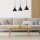 Suspension Noir Scandinave Lampe de table à manger