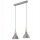Elégante lampe à suspendre LAILA Gris Scandinave