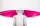 Lampe de table Abat-jour Lampe en bois Blanc Rose Tripode Rétro