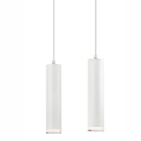 Blanc Lampe suspendue Aluminium Moderne Salle à...