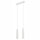 Blanc Lampe suspendue Aluminium Moderne Salle à manger