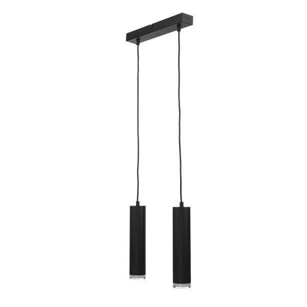 Lampe à suspendre FAITH Noir Aluminium Moderne Table à manger
