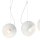 Suspension COURTNEY Blanc Métal 3-flmg Moderne